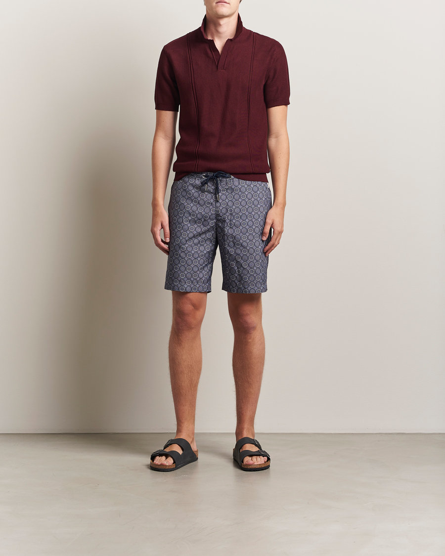 Mies | Pikeet | Orlebar Brown | Horton Pique Texture Polo Damson