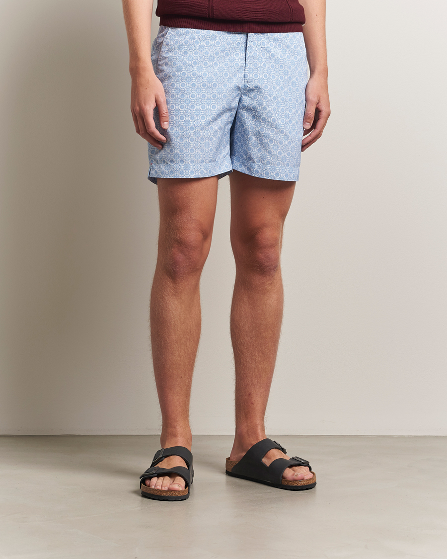 Mies | Uimahousut | Orlebar Brown | Bulldog Alchemy Swimshorts Wave Blue