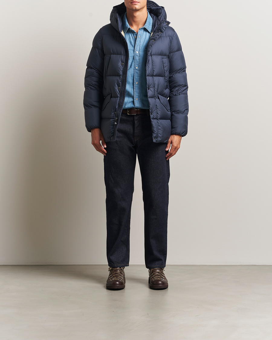 Mies | Takit | Woolrich | Cloud Davis Parka Melton Blue