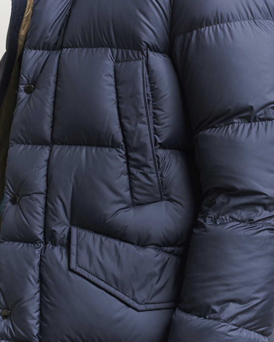 Mies | Takit | Woolrich | Cloud Davis Parka Melton Blue