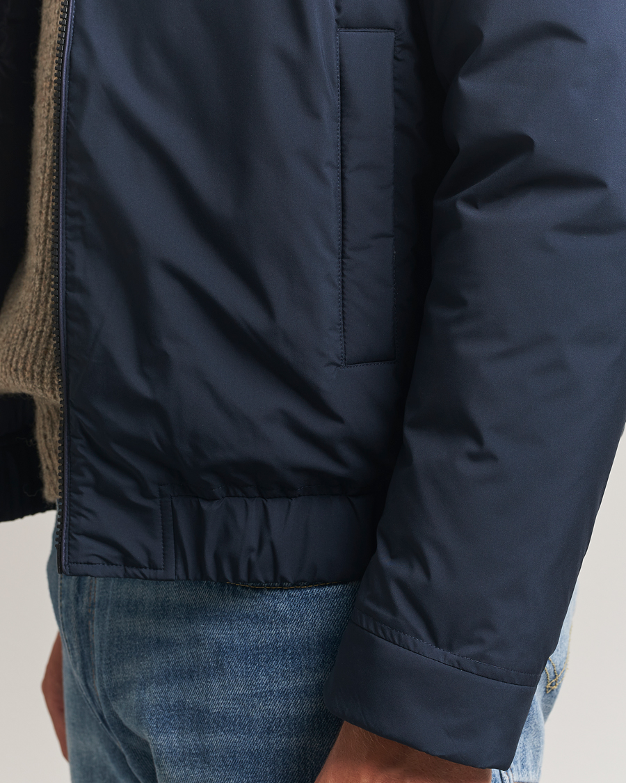 Mies | Takit | Woolrich | Cloud Lewis Bomber Melton Blue