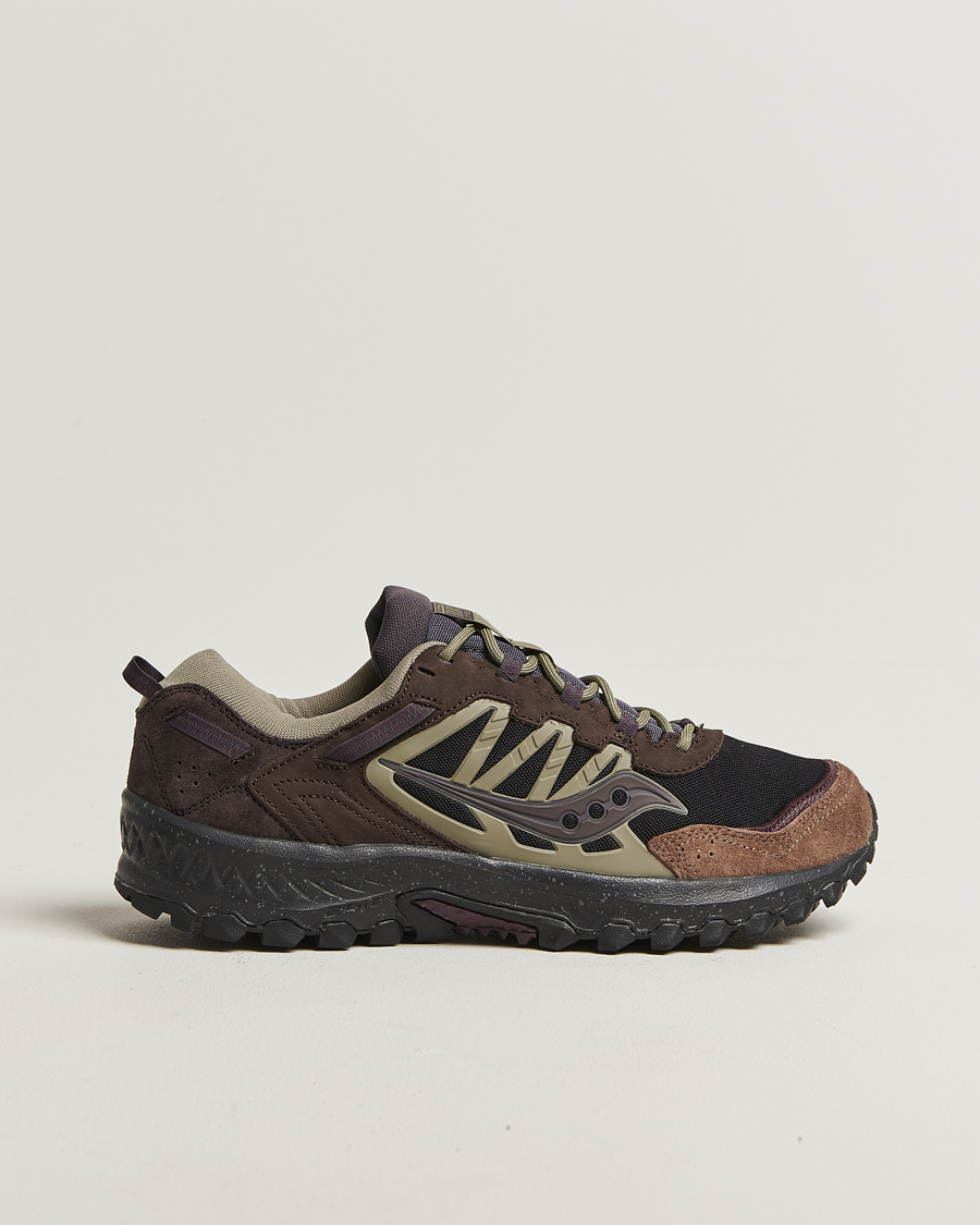 Mies | Saucony Grid Peak Trail Sneaker Black/Wine | Saucony | Grid Peak Trail Sneaker Black/Wine