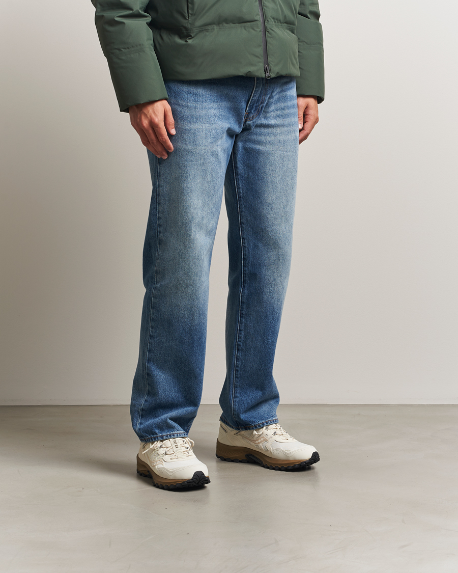 Mies | Maastojuoksukengät | Saucony | Grid Peak Gore-Tex Trail Sneaker Ivory/Gold