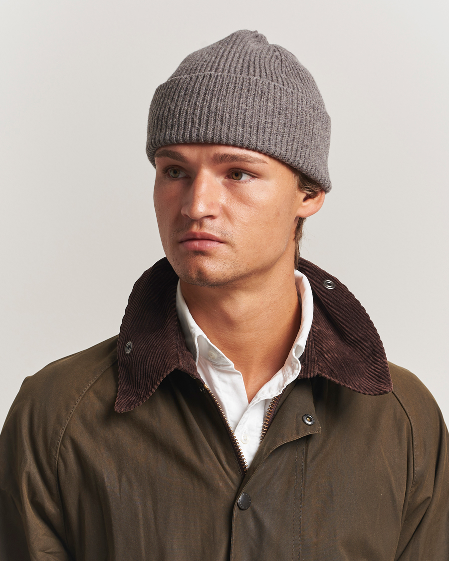 Mies | Pipot | Robert Mackie | Clyde Lambswool Beanie Light Brown