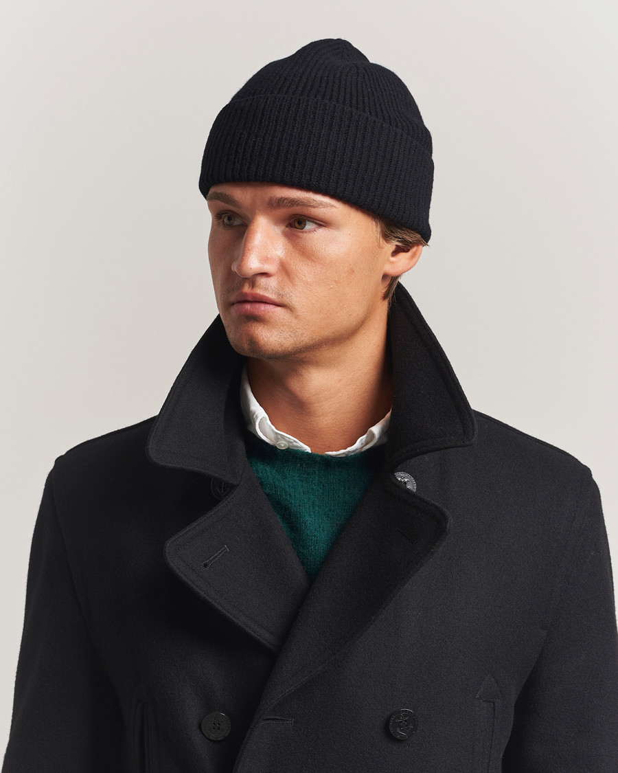 Mies | Pipot | Robert Mackie | Clyde Lambswool Beanie Black