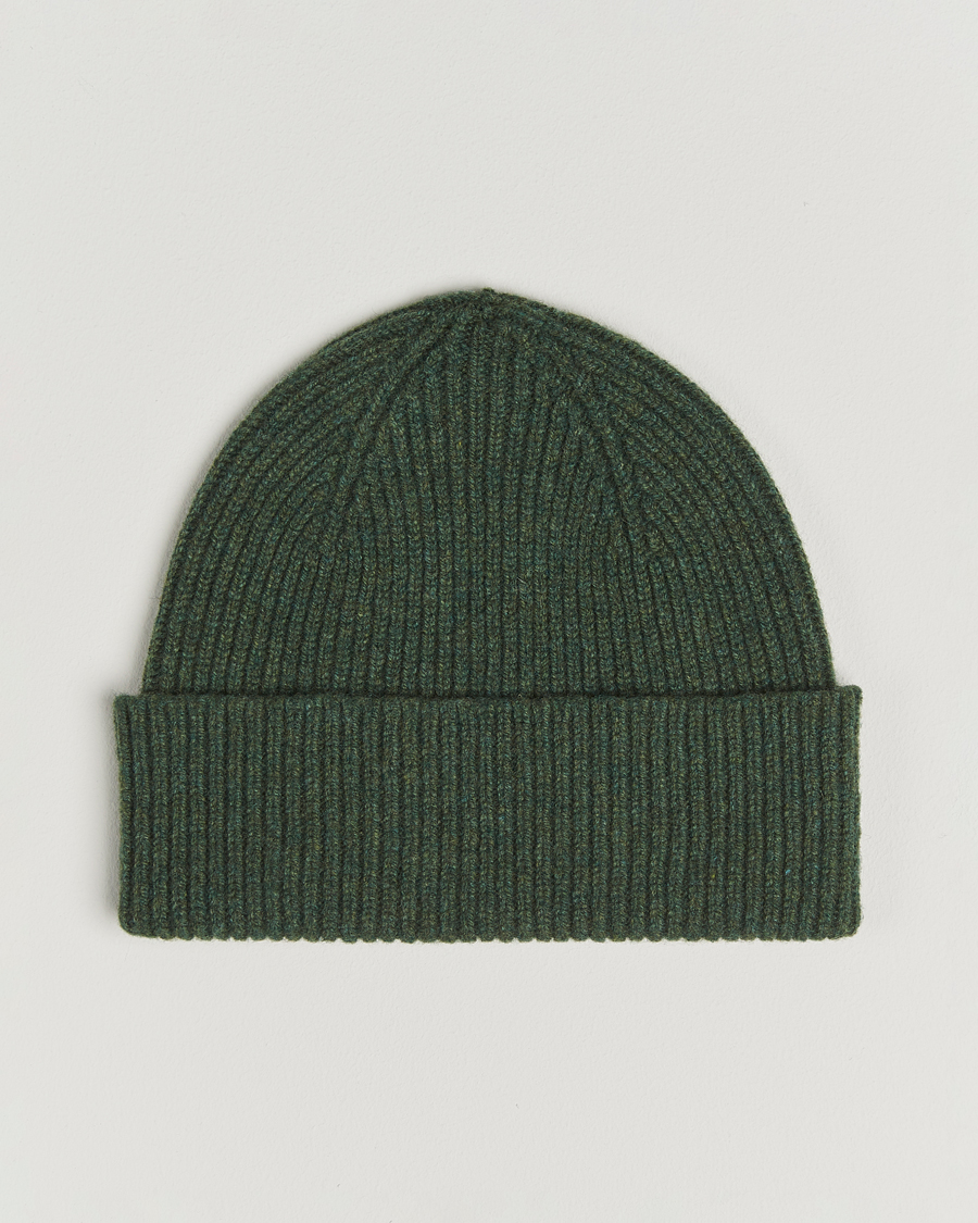 Mies | Pipot | Robert Mackie | Clyde Lambswool Beanie Green