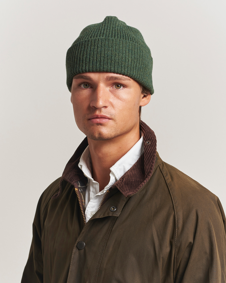 Mies | Pipot | Robert Mackie | Clyde Lambswool Beanie Green