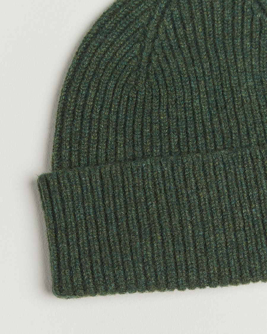 Mies | Pipot | Robert Mackie | Clyde Lambswool Beanie Green