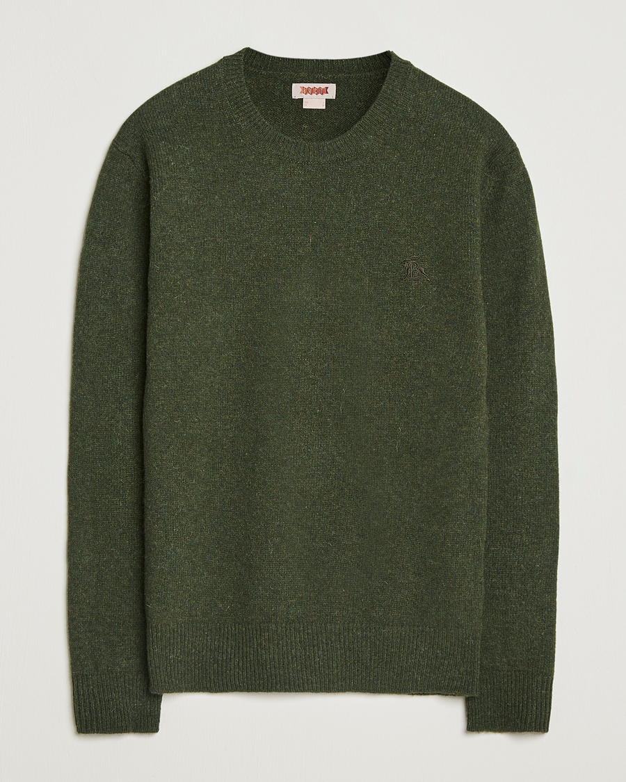 Mies | Puserot | Baracuta | Shetland Virgin Wool Crew Neck Beech
