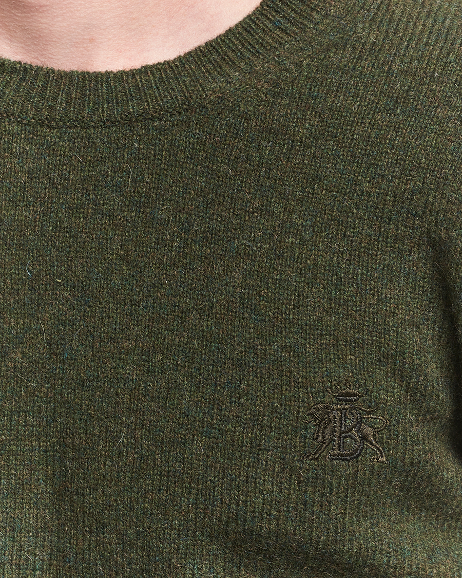 Mies | Puserot | Baracuta | Shetland Virgin Wool Crew Neck Beech