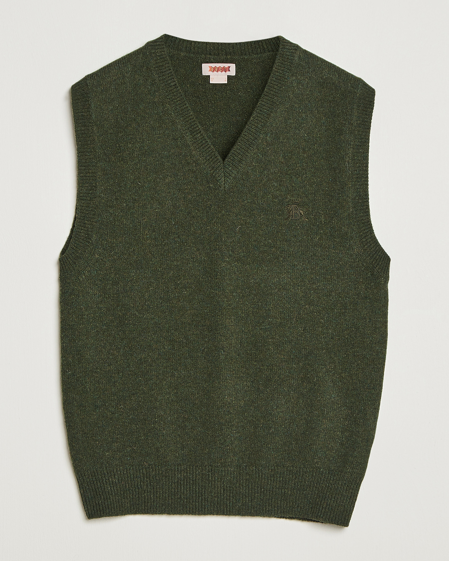Mies | Puserot | Baracuta | Shetland Virgin Wool Vest Beech