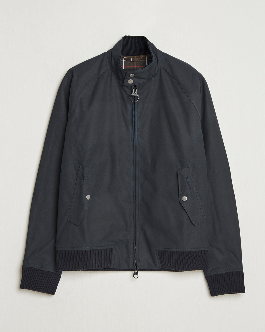 Mies | Takit | Baracuta | Barbour x Porton Waxed Jacket Navy