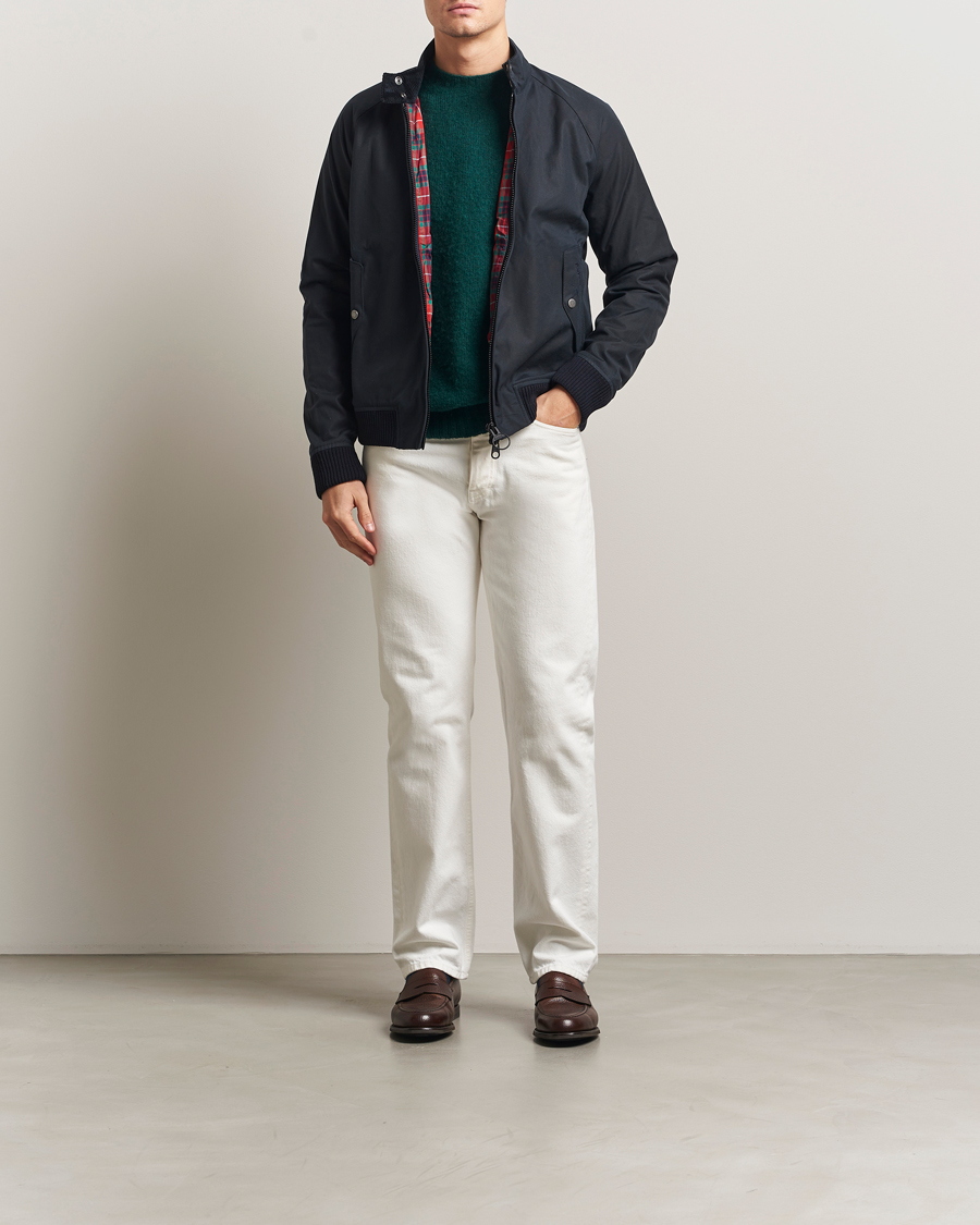 Mies | Takit | Baracuta | Barbour x Porton Waxed Jacket Navy
