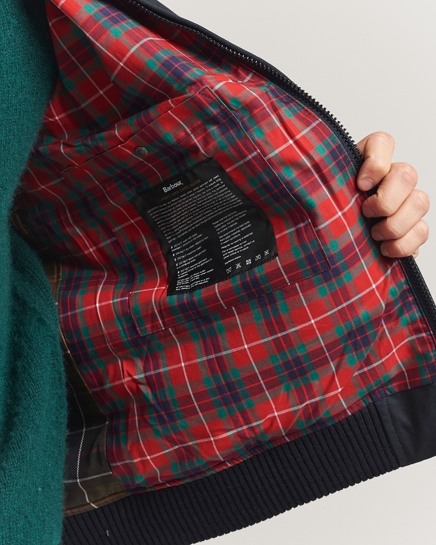 Mies | Takit | Baracuta | Barbour x Porton Waxed Jacket Navy