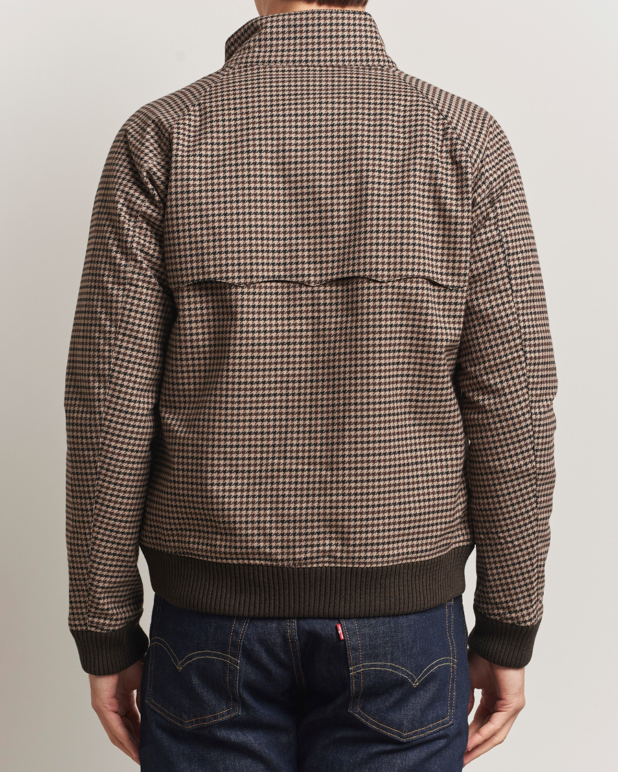 Mies | Takit | Baracuta | Barbour x Porton Houndstooth Jacket Brown