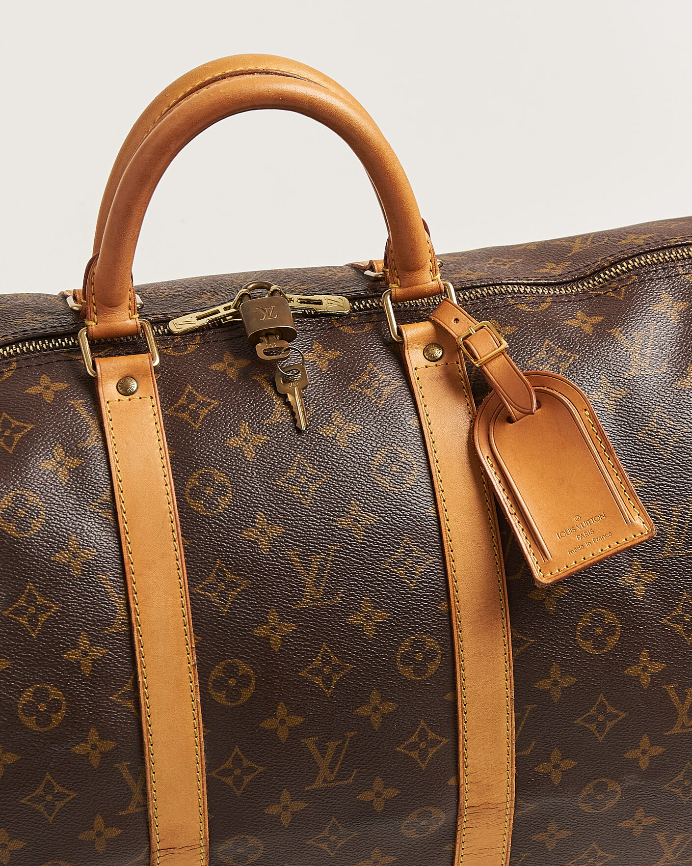 Mies | Pre-Owned & Vintage Bags | Louis Vuitton Pre-Owned | Keepall Bandoulière 55 Monogram