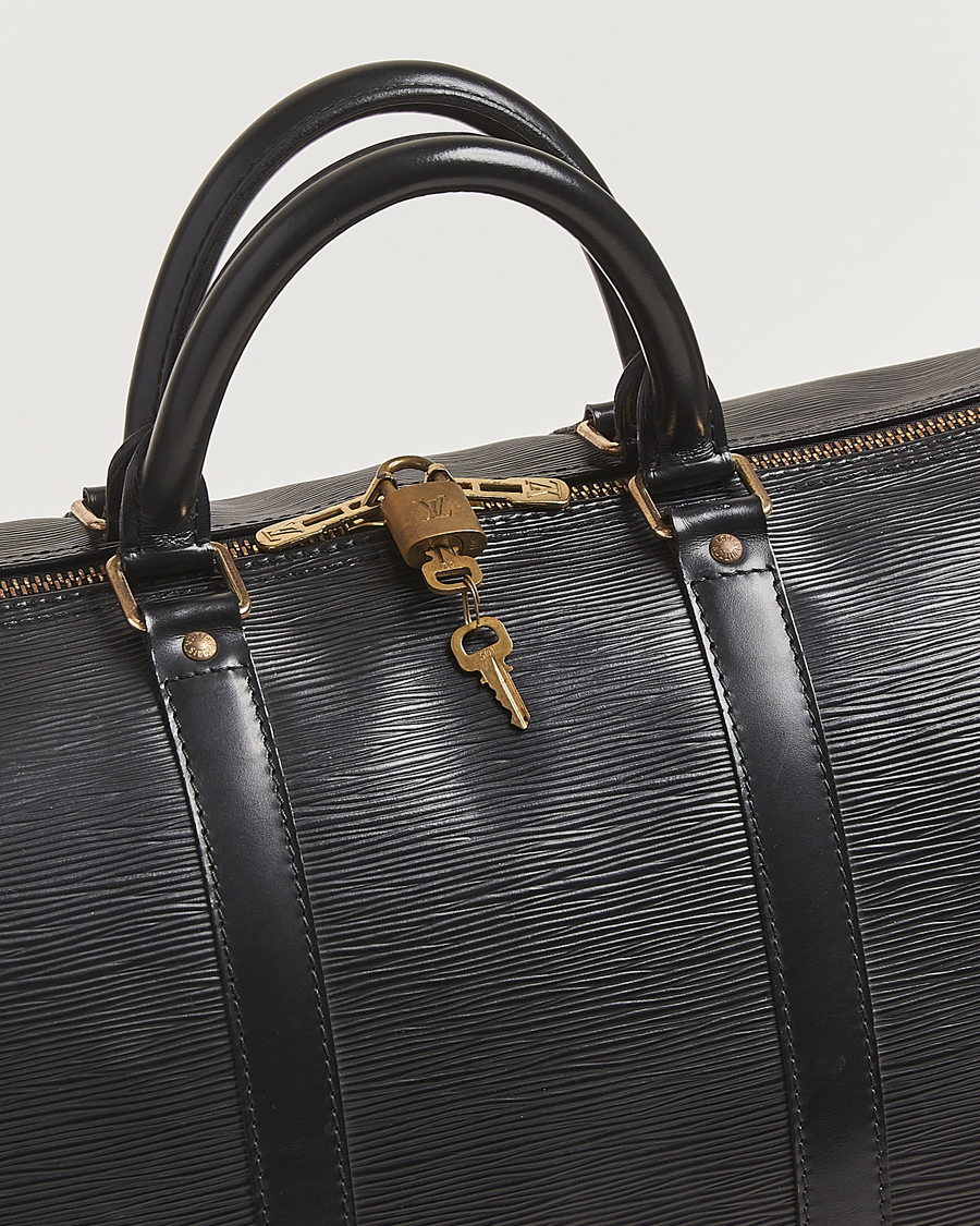 Mies | Louis Vuitton Pre-Owned Keepall 50 Epi Leather Black | Louis Vuitton Pre-Owned | Keepall 50 Epi Leather Black