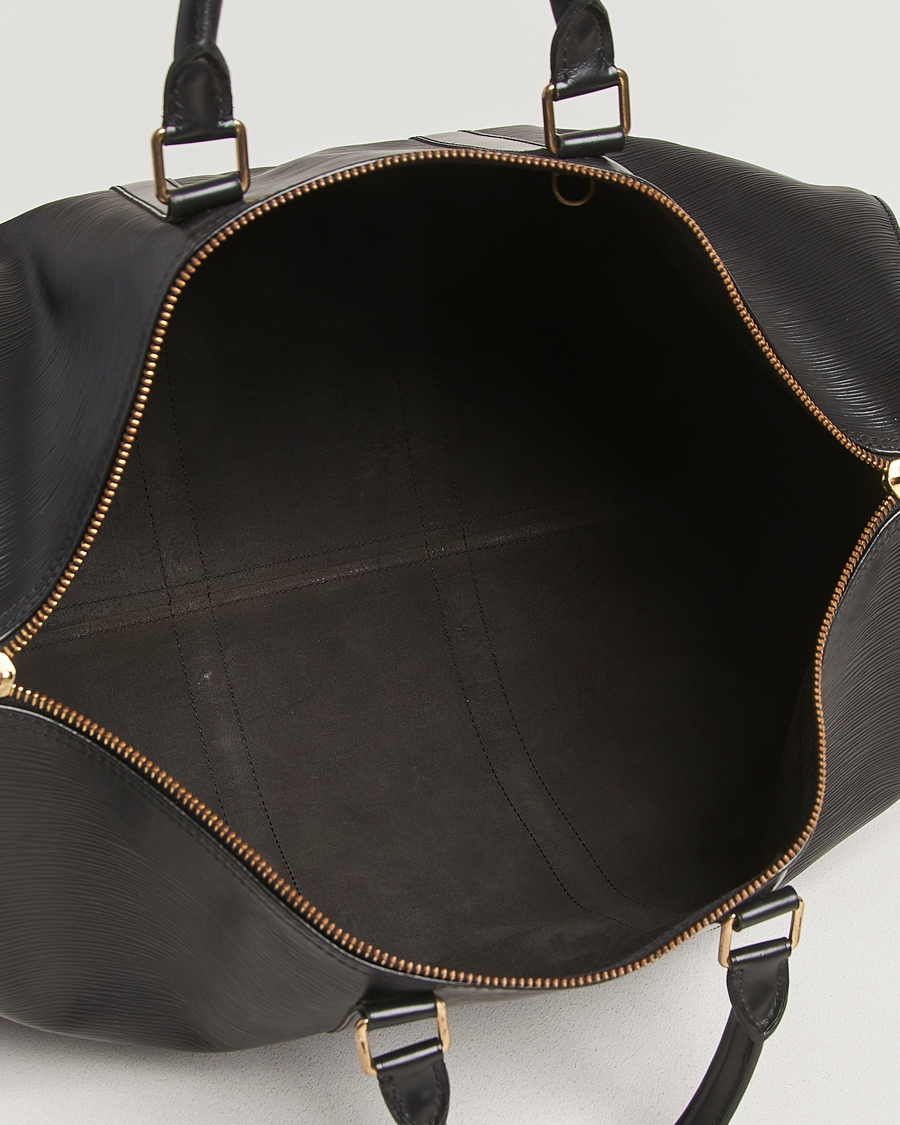 Mies | Louis Vuitton Pre-Owned Keepall 50 Epi Leather Black | Louis Vuitton Pre-Owned | Keepall 50 Epi Leather Black