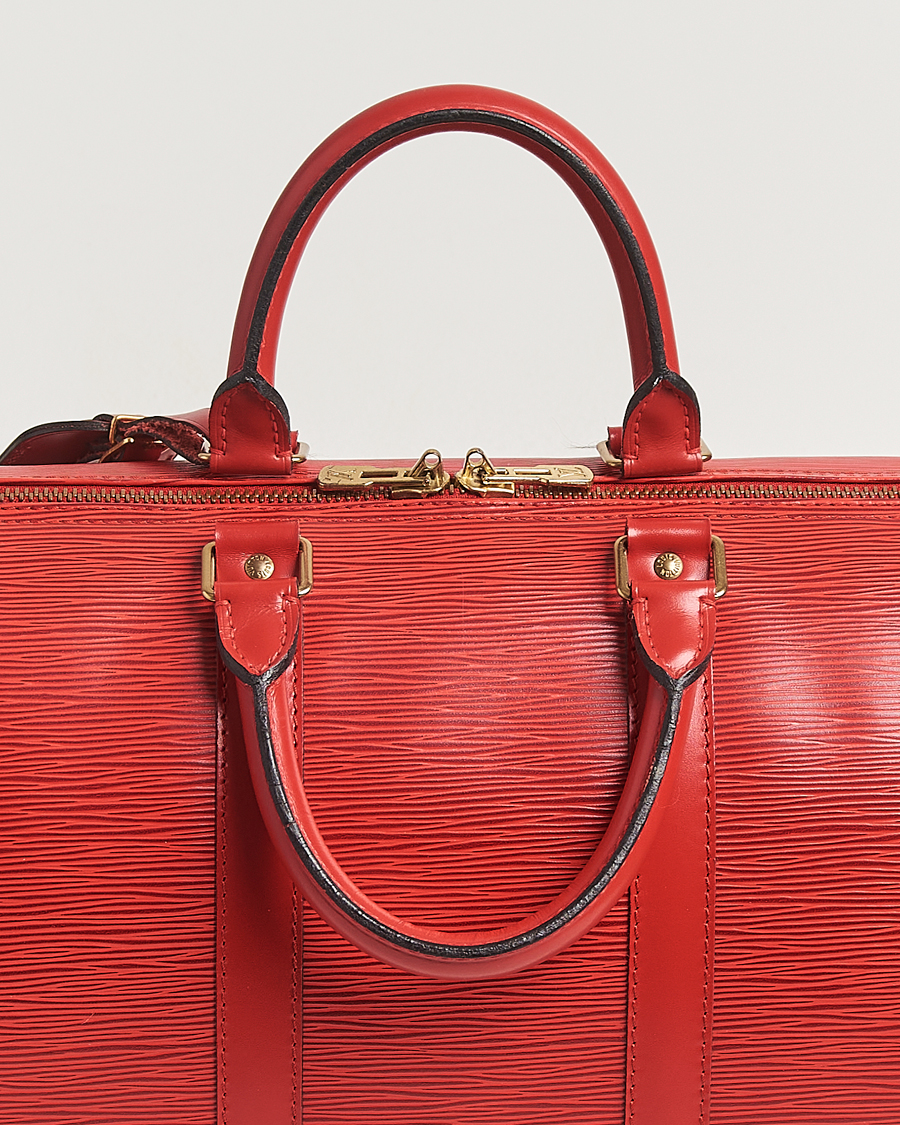 Mies | Pre-Owned & Vintage Bags | Louis Vuitton Pre-Owned | Keepall 45 Epi Leather Red