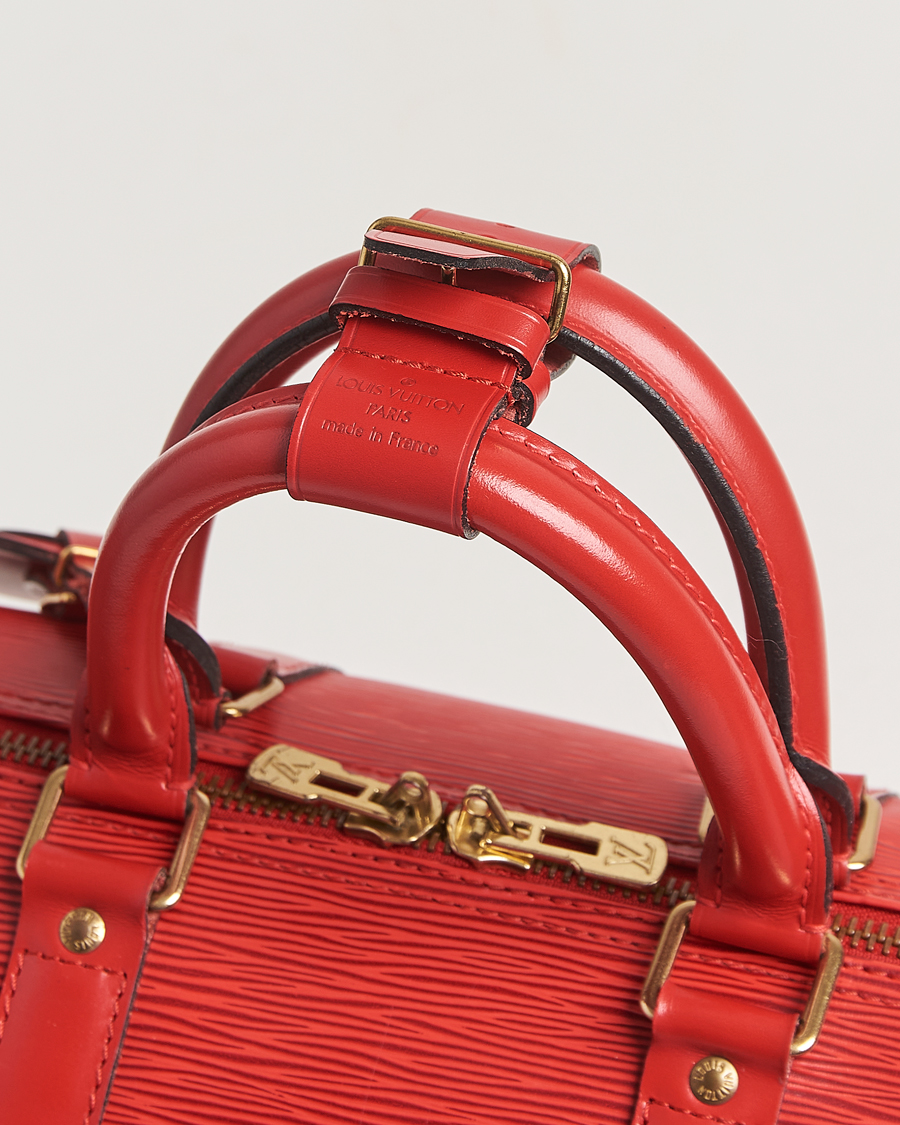 Mies | Pre-Owned & Vintage Bags | Louis Vuitton Pre-Owned | Keepall 45 Epi Leather Red