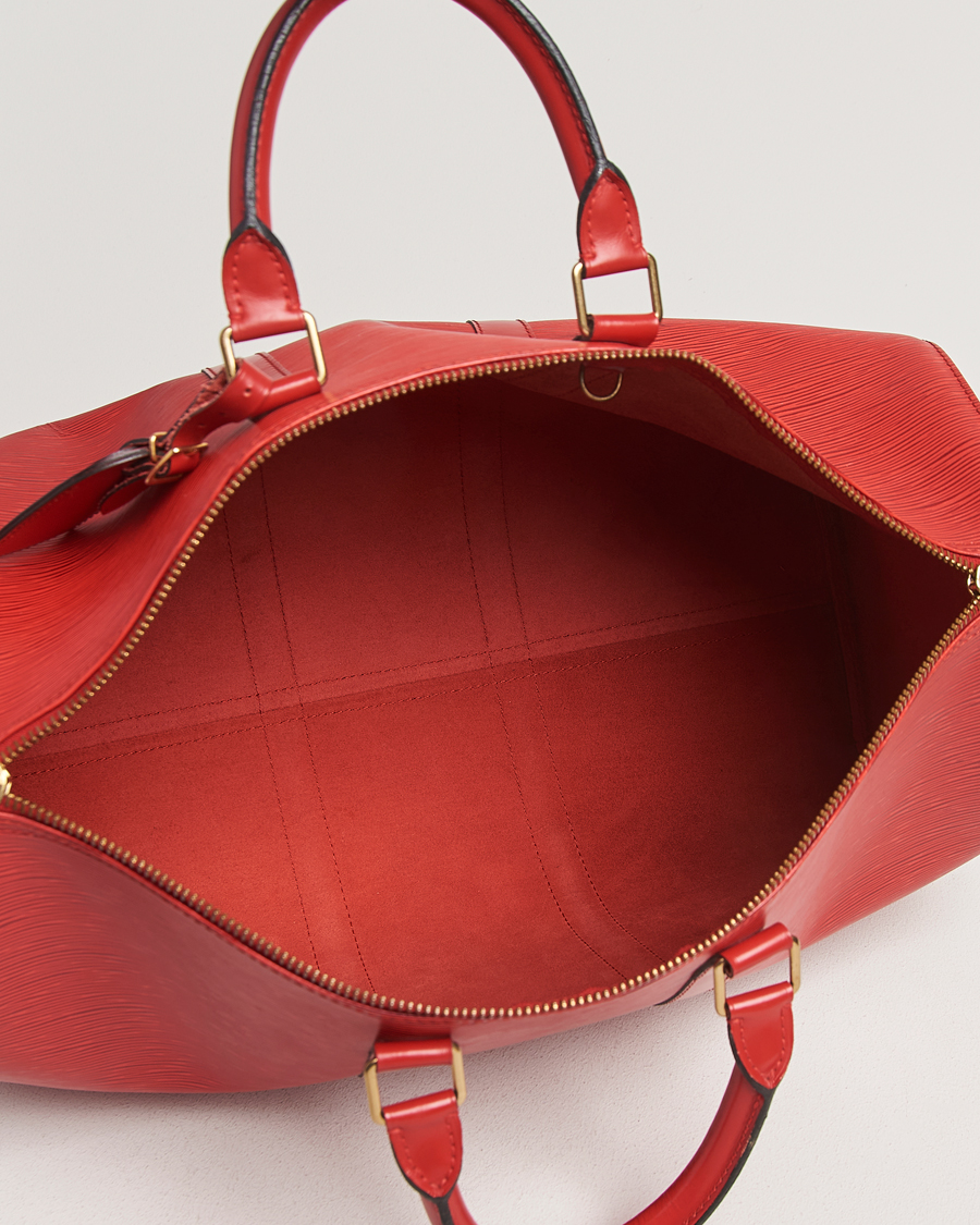 Mies | Pre-Owned & Vintage Bags | Louis Vuitton Pre-Owned | Keepall 45 Epi Leather Red