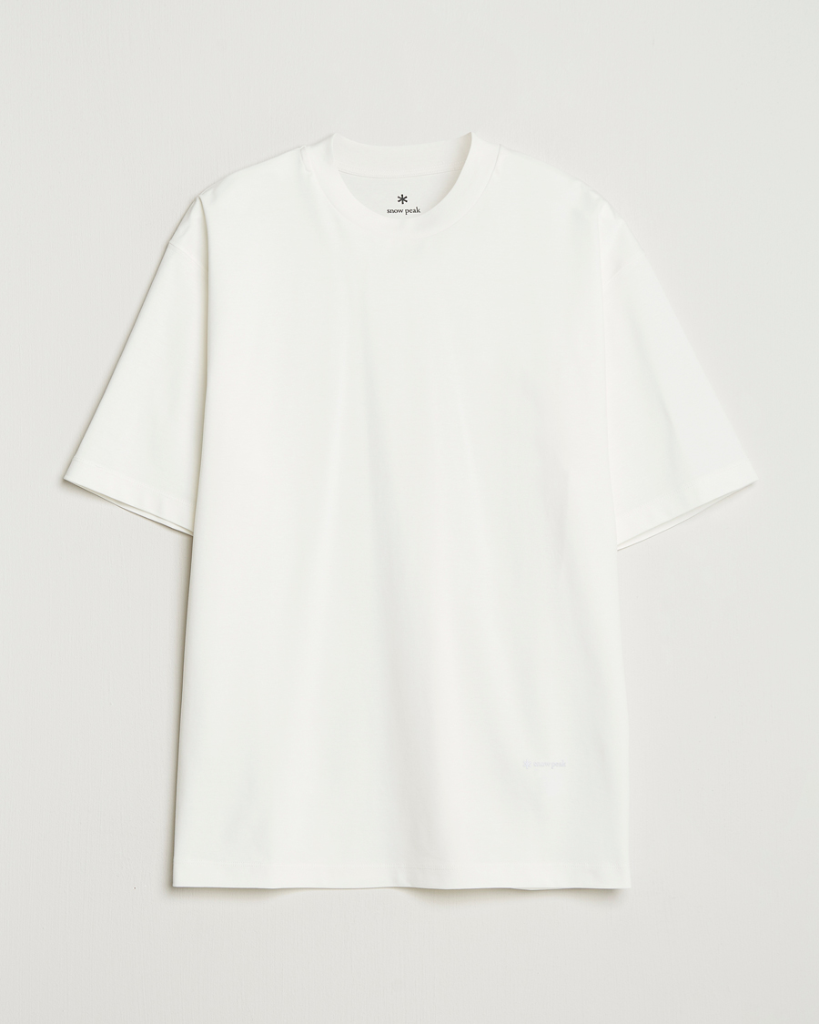 Mies | T-paidat | Snow Peak | Organic Cotton T-Shirt White