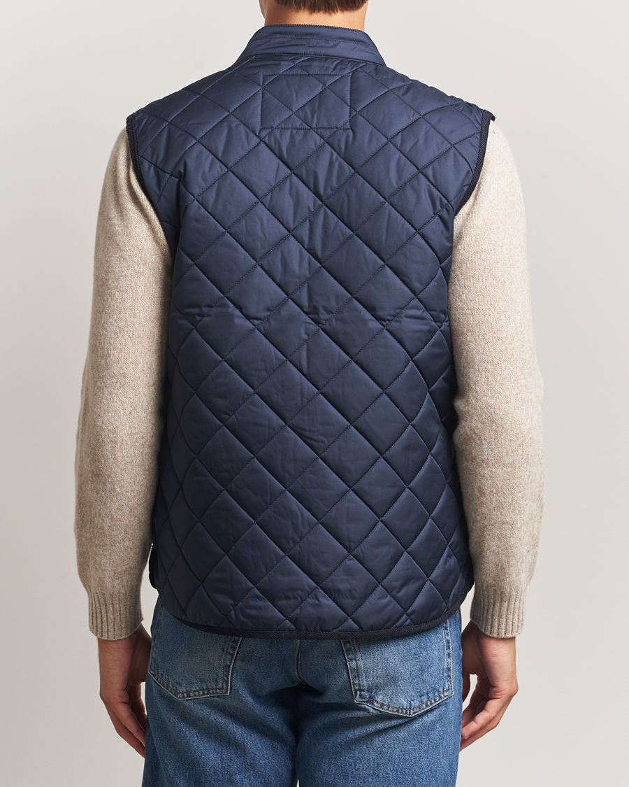 Mies | Ulkoliivit | Morris | Teddy Quilted Vest Navy