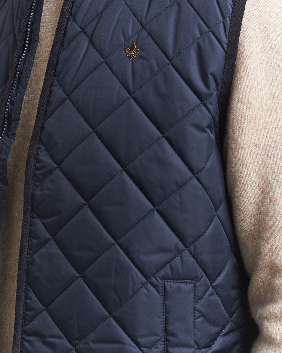 Mies | Ulkoliivit | Morris | Teddy Quilted Vest Navy