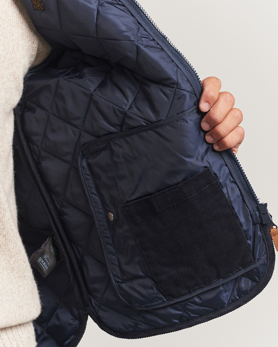Mies | Ulkoliivit | Morris | Teddy Quilted Vest Navy