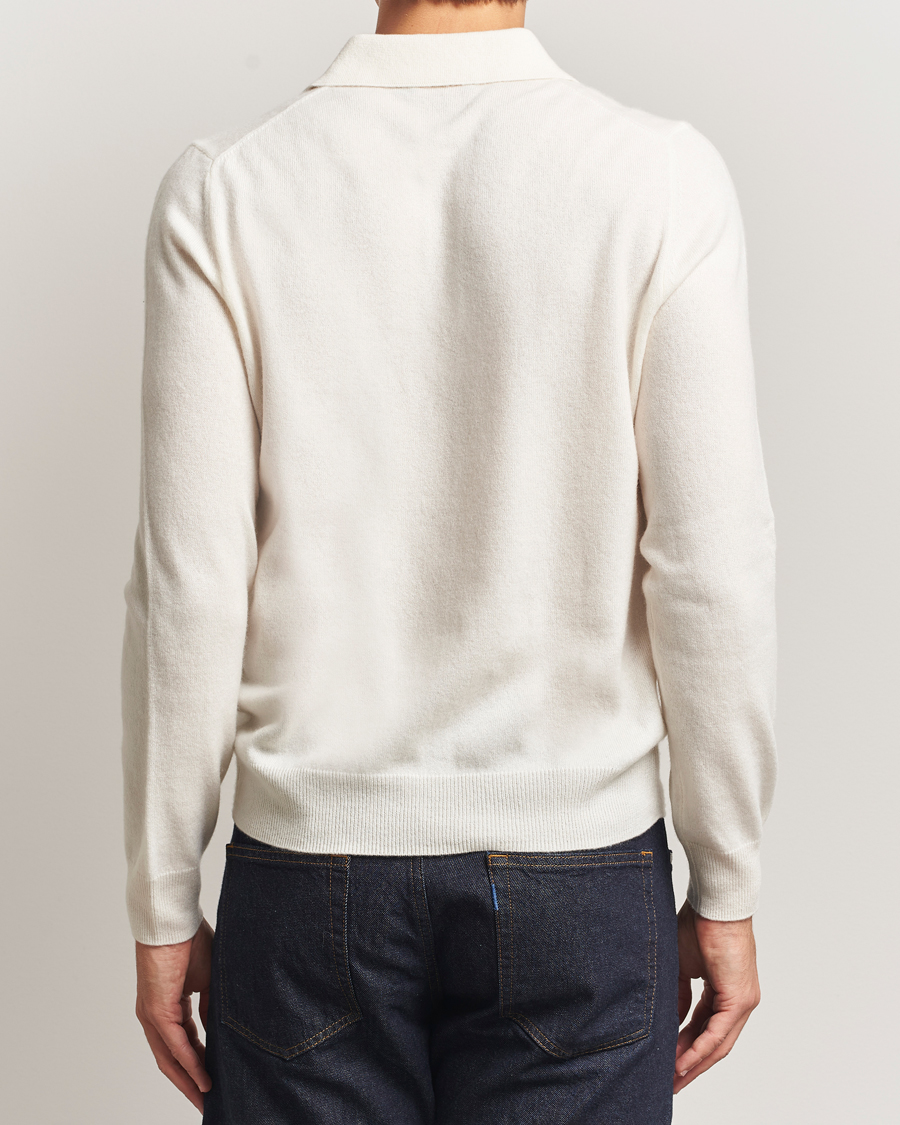 Mies | Puserot | Morris | Cashmere Polo Neck Off White