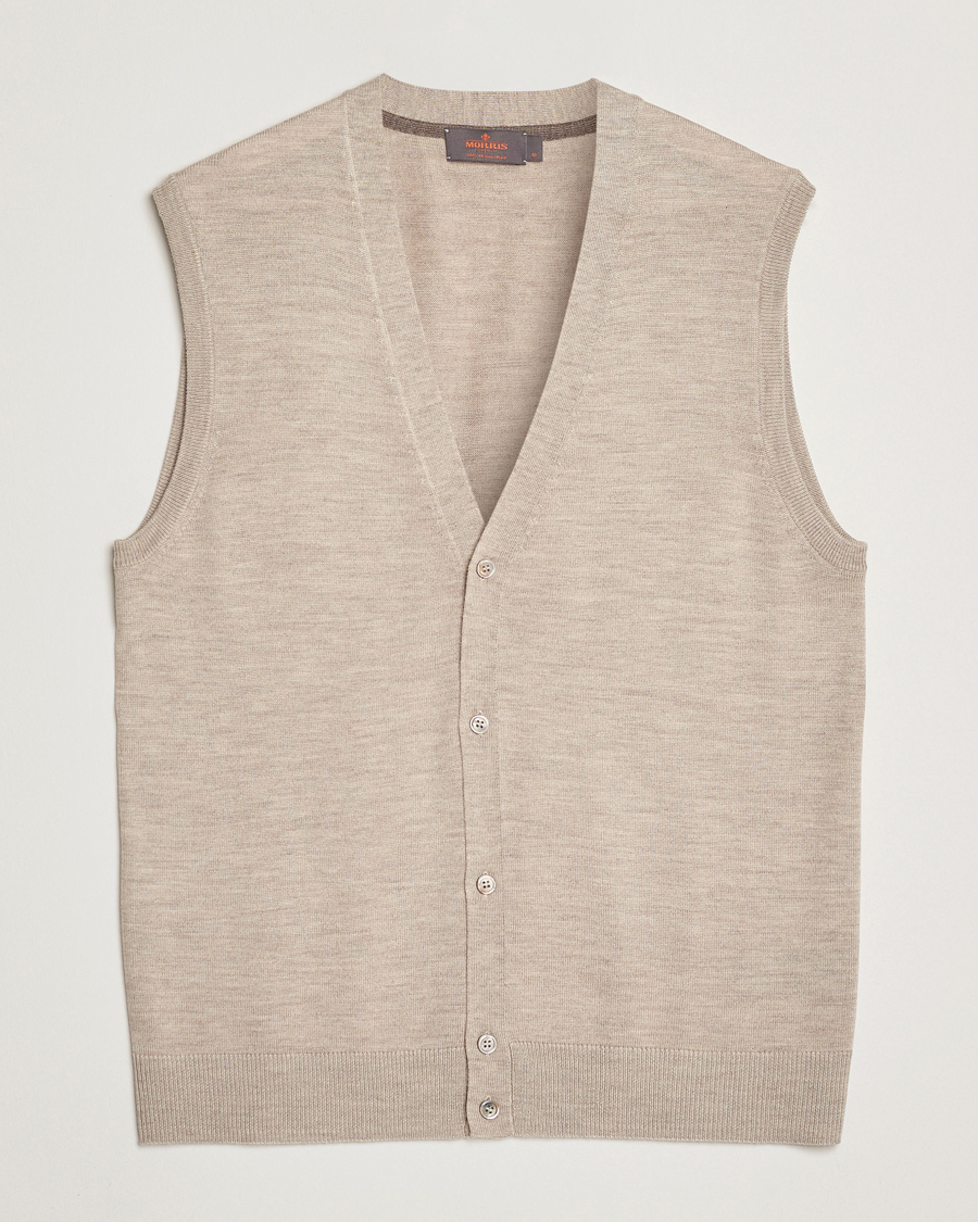 Mies | Puserot | Morris | Merino Slipover Vest Khaki