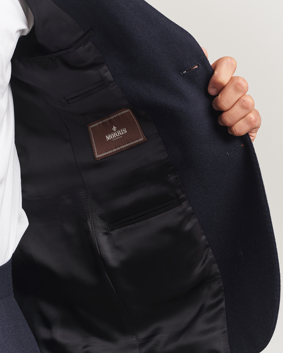 Mies | Pikkutakit | Morris | Flannel Wool Blazer Navy