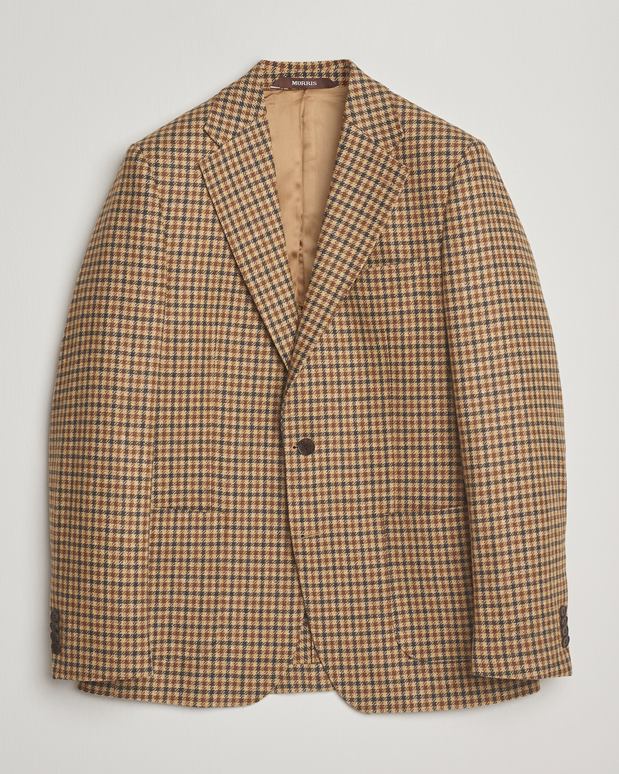 Mies | Pikkutakit | Morris | Wool Sport Check Jacket Brown