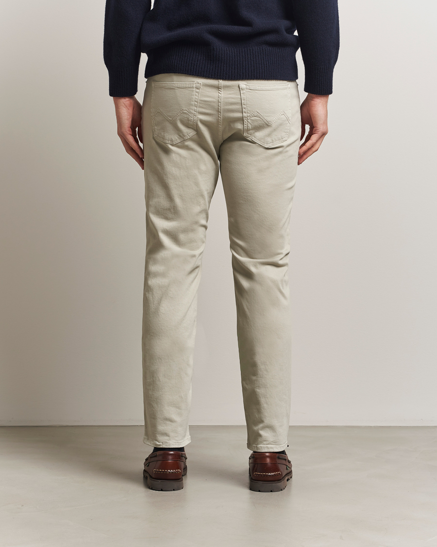 Mies | Housut | Morris | James Brushed 5-Pocket Pants Khaki
