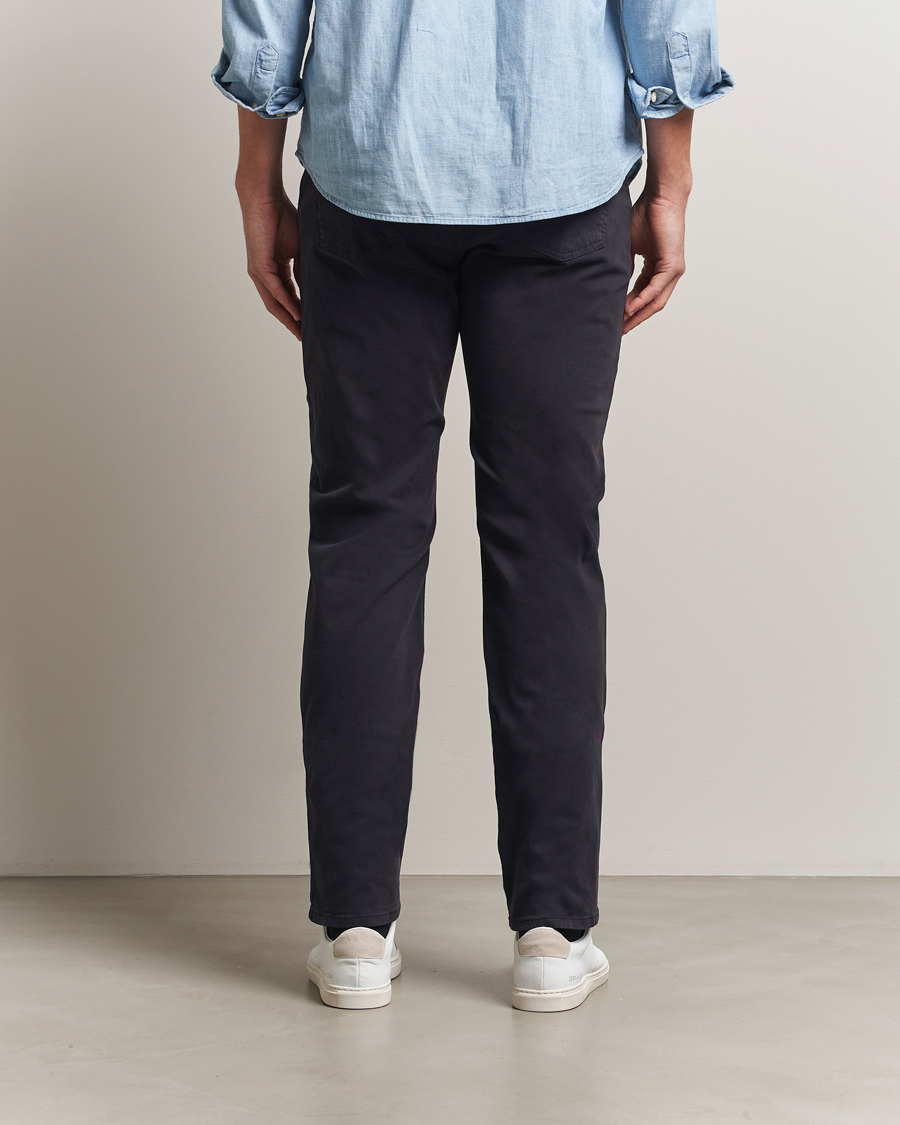Mies | Housut | Morris | James Brushed 5-Pocket Pants Blue