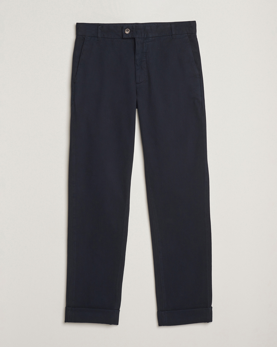 Mies | Housut | Morris | Jack Soft Twill Trousers Blue