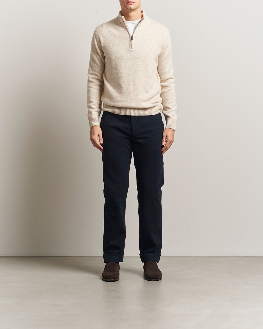 Mies | Housut | Morris | Jack Soft Twill Trousers Blue