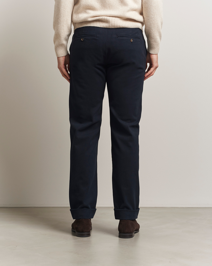 Mies | Housut | Morris | Jack Soft Twill Trousers Blue