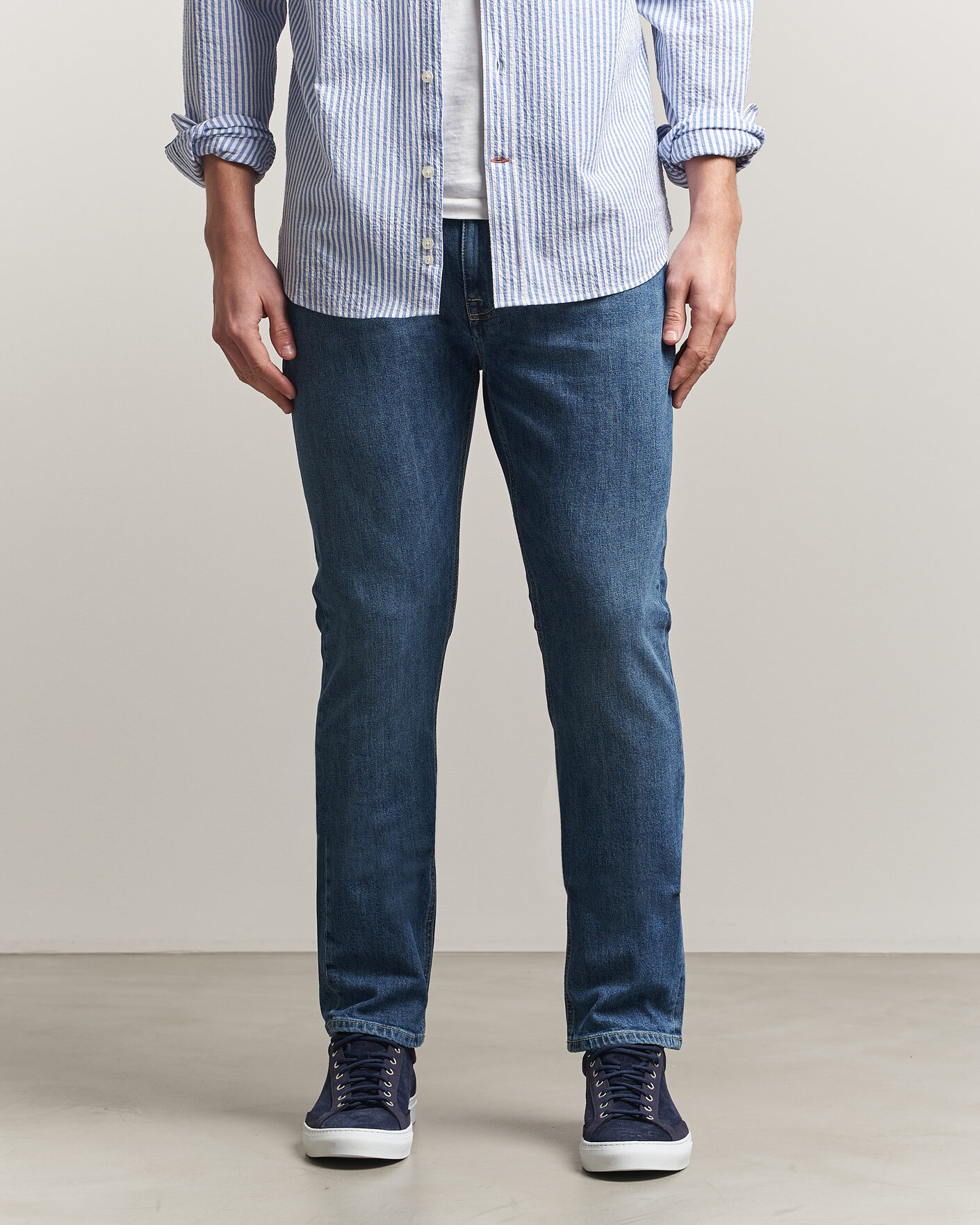 Mies | Housut | Morris | Steve Stretch Jeans One Year Wash
