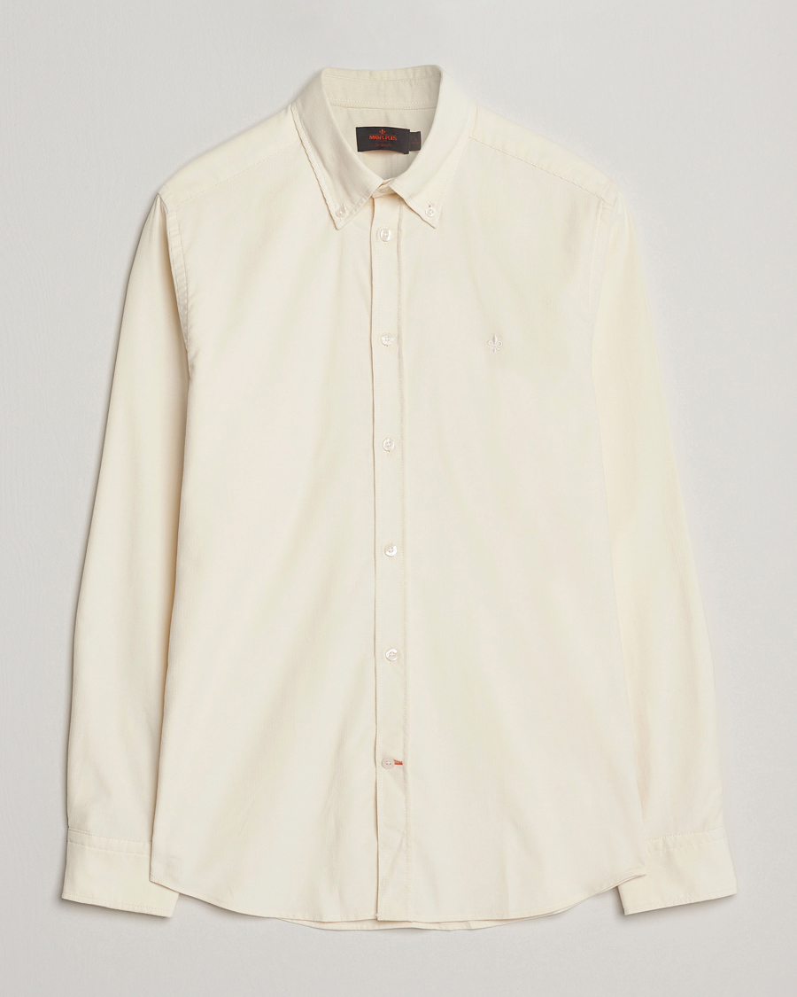 Mies | Kauluspaidat | Morris | Douglas Corduroy Shirt Off White