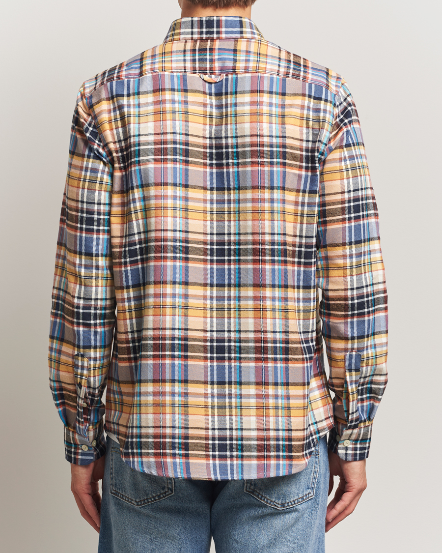 Mies | Kauluspaidat | Morris | Happy Tartan Check Shirt Yellow
