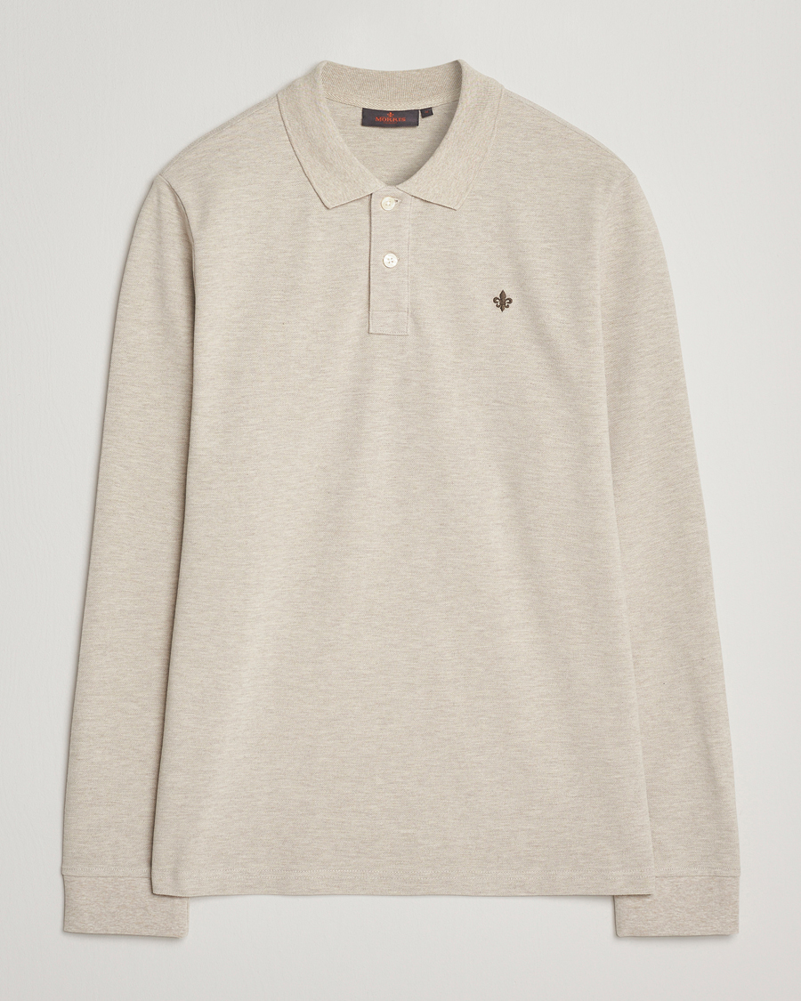 Mies | Pikeet | Morris | Camden Long Sleeve Polo Shirt Khaki