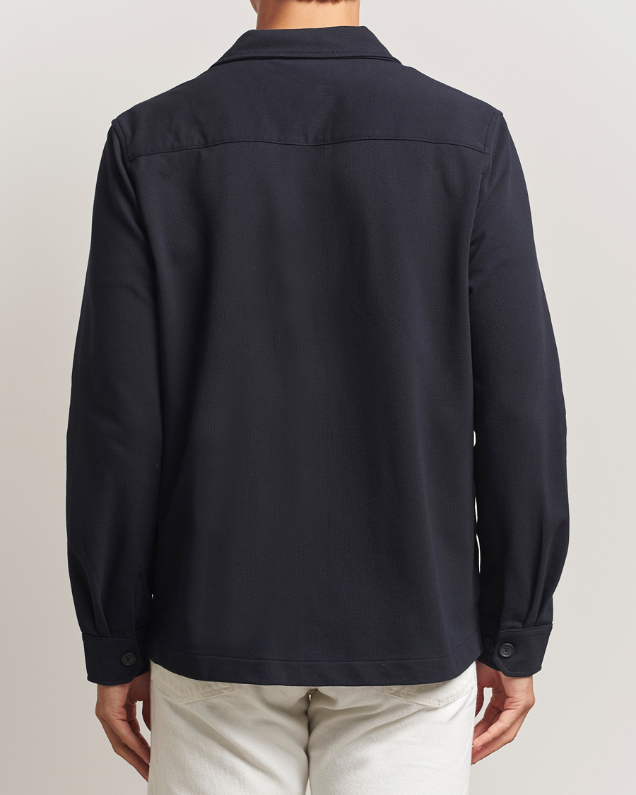 Mies | Kauluspaidat | Morris | Andrew Jersey Overshirt Old Blue