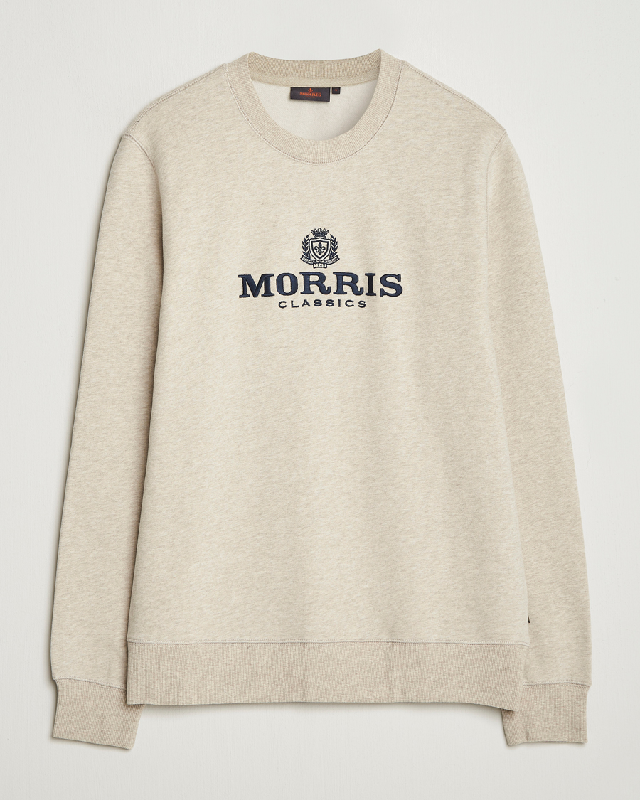 Mies | Puserot | Morris | Brian Logo Sweatshirt Khaki