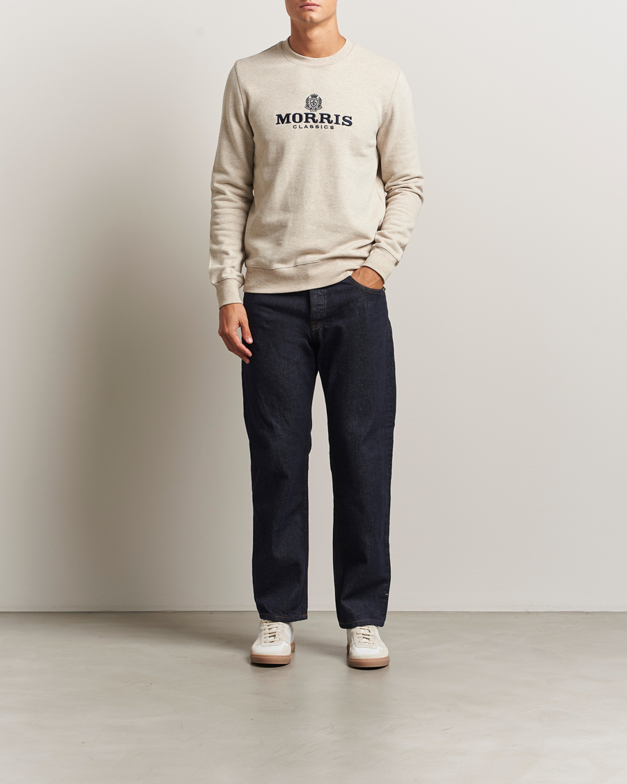 Mies | Puserot | Morris | Brian Logo Sweatshirt Khaki