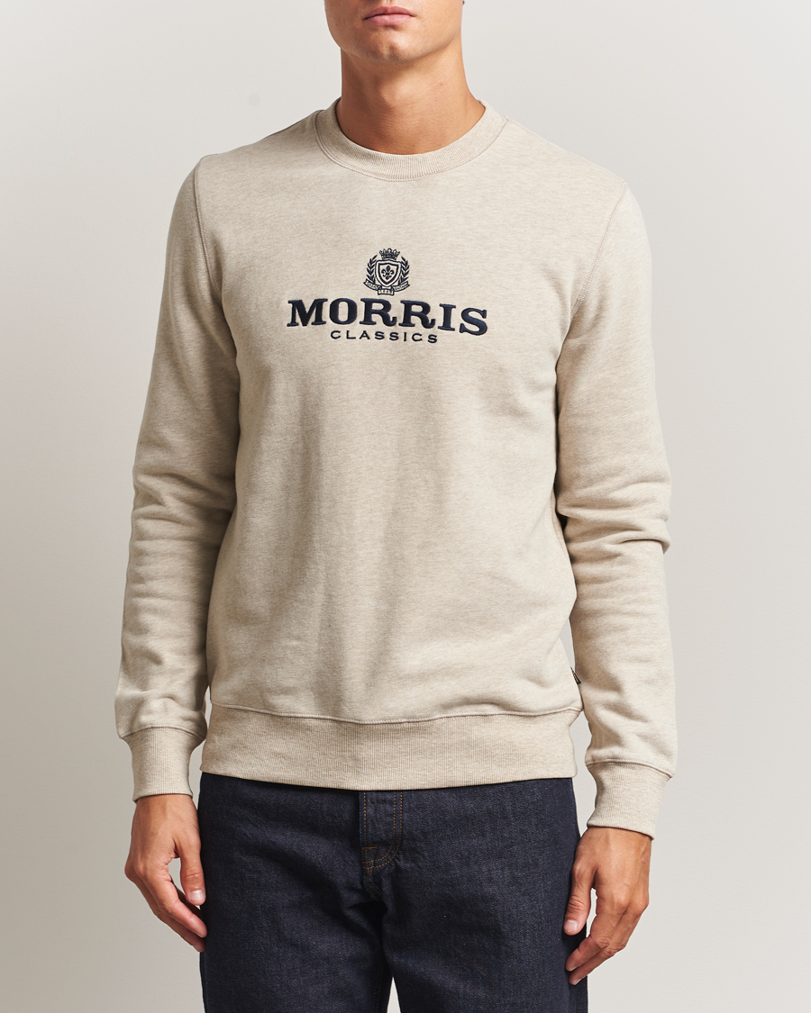 Mies | Puserot | Morris | Brian Logo Sweatshirt Khaki