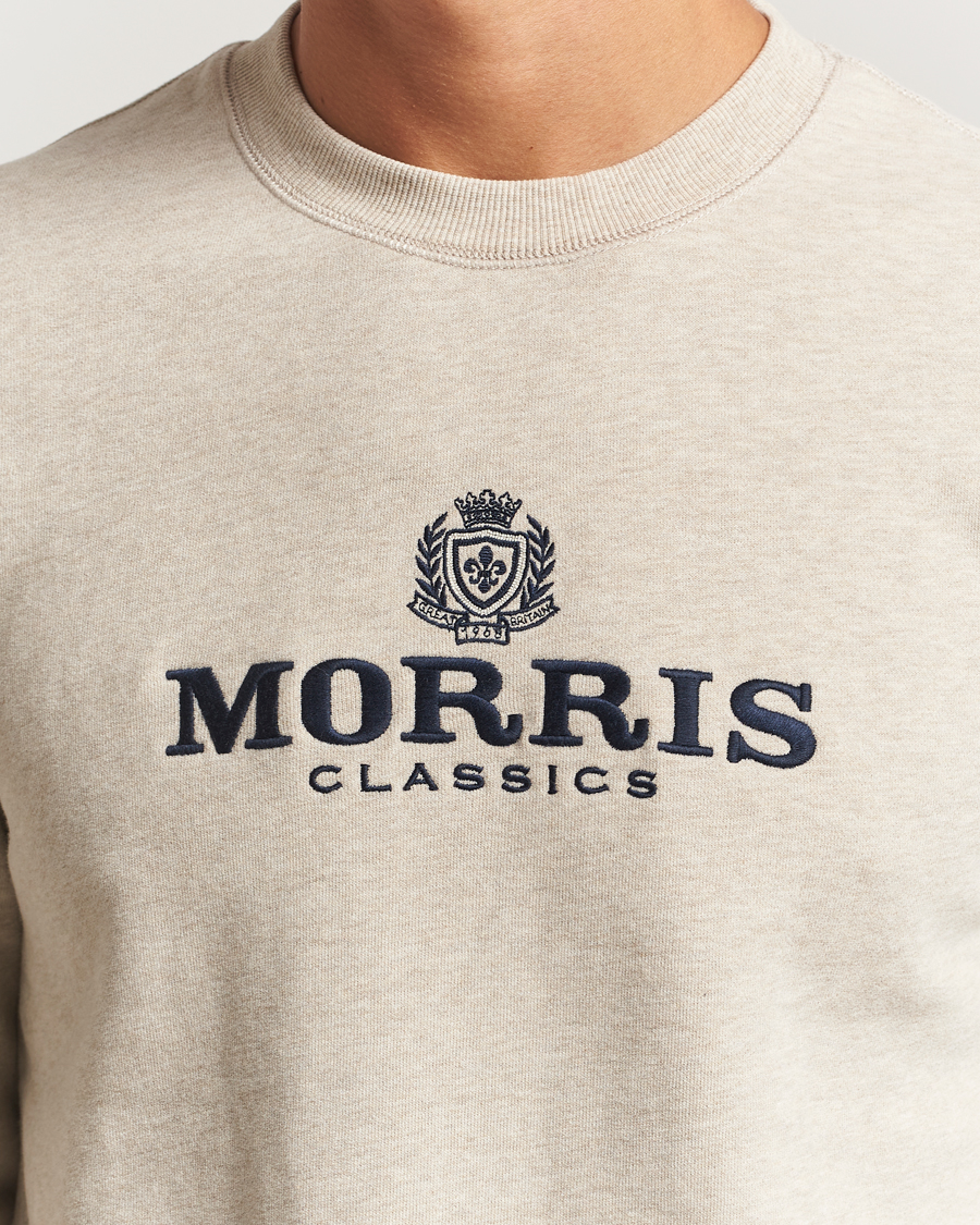 Mies | Puserot | Morris | Brian Logo Sweatshirt Khaki