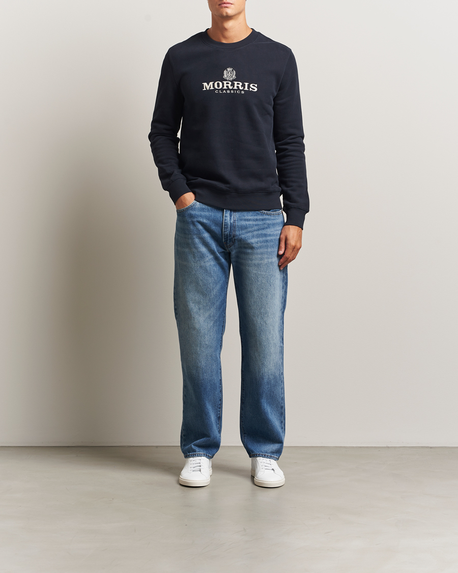 Mies | Puserot | Morris | Brian Sweatshirt Old Blue