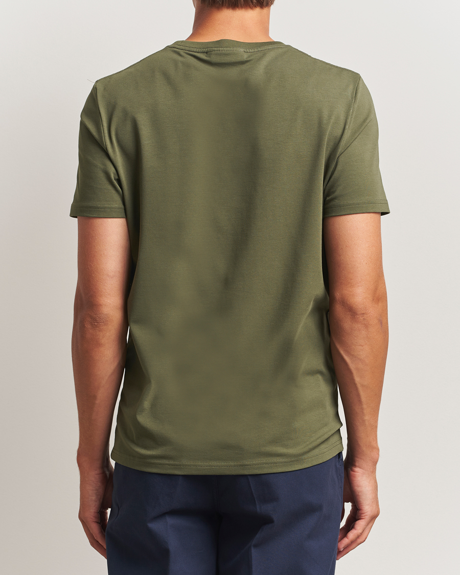 Mies | T-paidat | Morris | James Crew Neck T-Shirt Olive