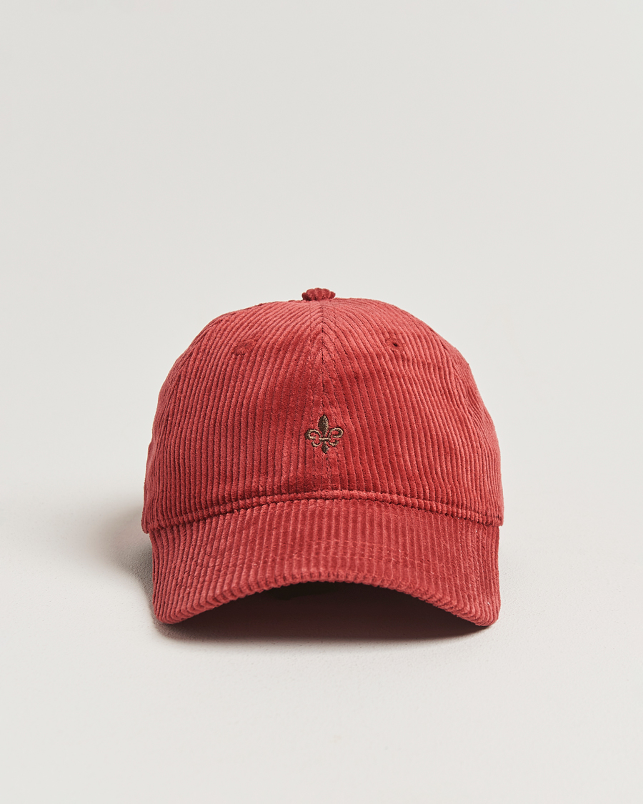 Mies | Morris Lily Corduroy Cap Red | Morris | Lily Corduroy Cap Red